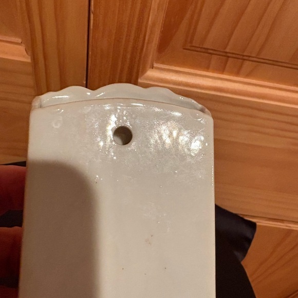 Sail Away Vintage 1940’s-1950s Orange Sky Japan Sailboat Wall Pocket - Picture 8 of 11